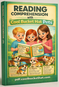 Reading Comprehension with Cool Bucket hat Pets