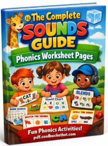 The Complete Sound Guide Phonics Worksheet Pages